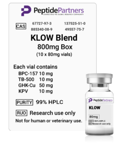 KLOW Blend: BPC-157/TB-500/GHK-Cu/KPV (10 x 80mg vials)