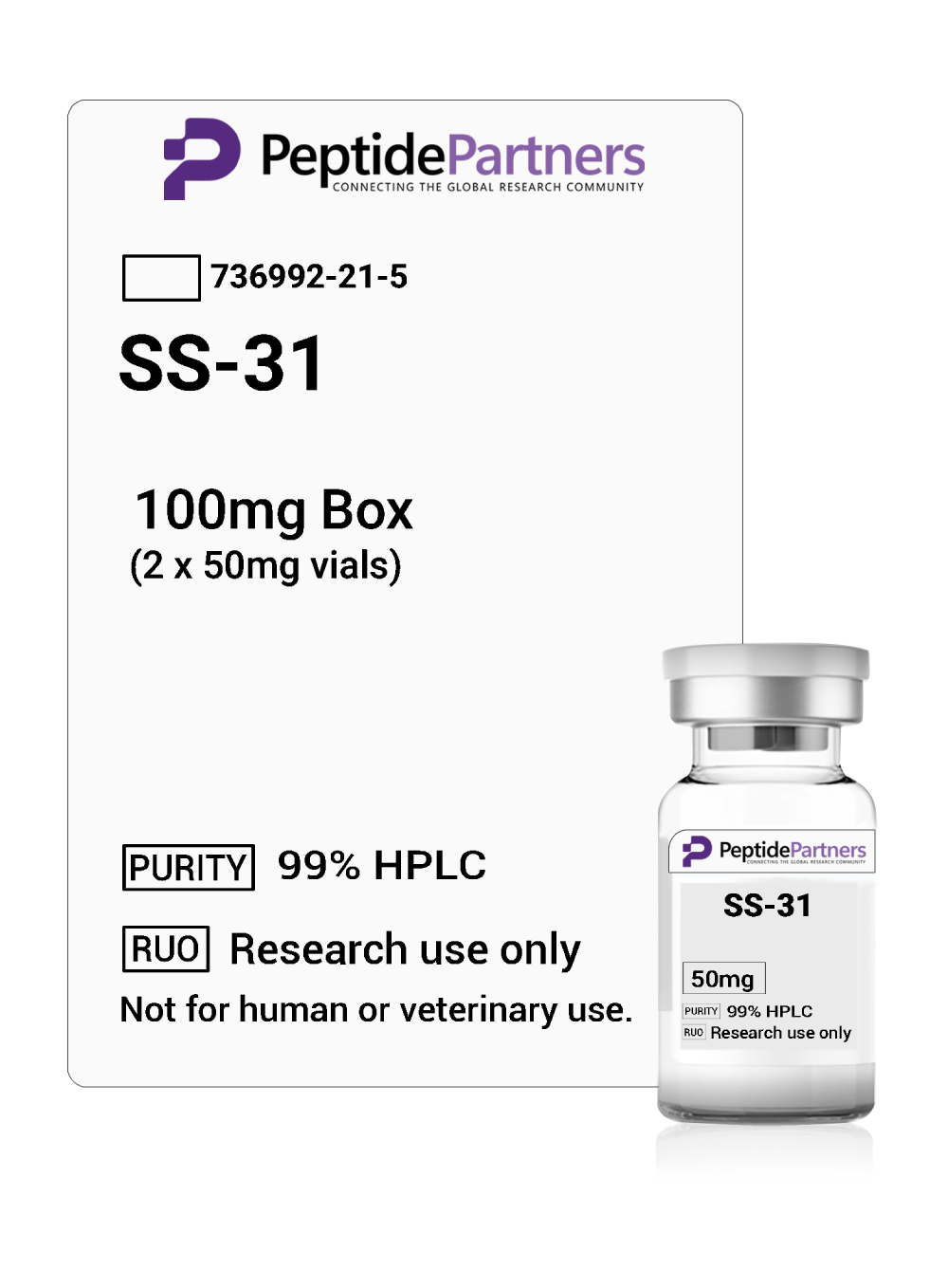 SS-31 (2 x 50mg vials)