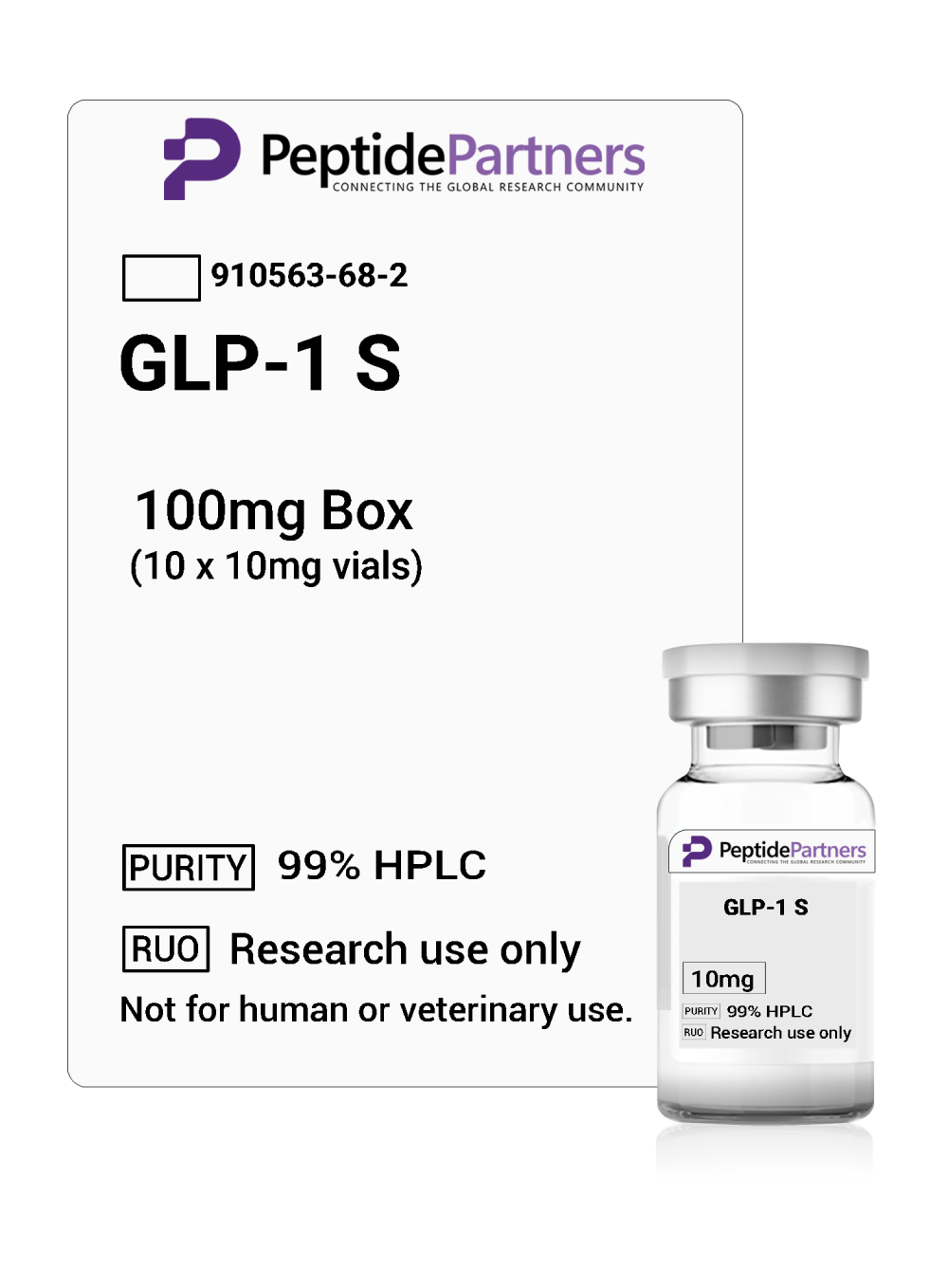 GLP-1 Semaglutide (10 x 10mg vials)