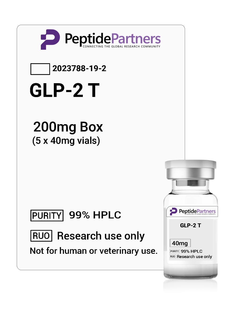 GLP-2 Tirzepatide (5 x 40mg vials)